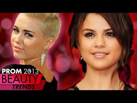 2013 Prom Beauty Trends - Selena Gomez, Miley Cyrus, Victoria Justice