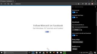 How To Change Microsoft Edge Download File Location In Windows 10