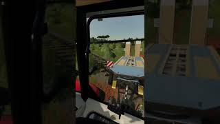 Mey Ferguson S 7719 Puxando Mega Reboque Prancha Fs22