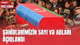 Anerror Tədbirlərində Şəhid Olan Hərbçilərimizin Siyahısı Açıqlandı - Təci̇li̇ Xəbər 27.09.2023