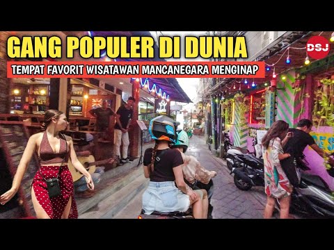 Gang Legend in Kuta Bali is still a favorite, Jalan Poppies Kuta Bali