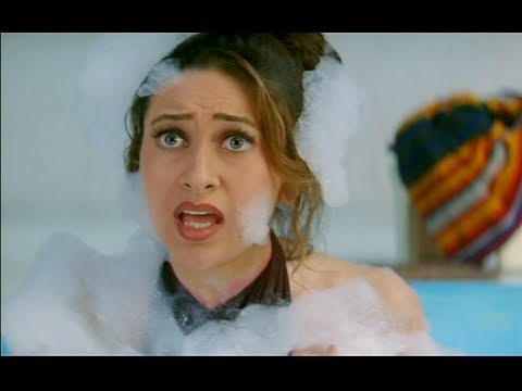 Salman Khan & Karishma kapoor in bathtub - Judwaa - Comedy Scene...