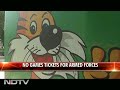 No Games tickets for armed forces