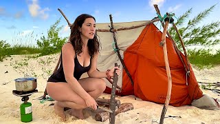 First Time Kayak Camping on Remote Island (3 Days Isolated Bahamas)