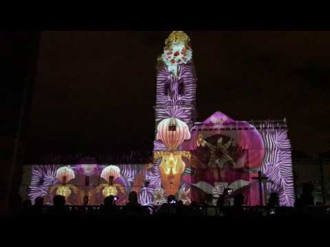 Fiesta De La Luz 2017 Quito Ecuador Iglesia De Santo Domingo