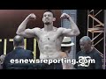 Intense Keith Thurman vs Robert Guerrero Weigh ins + Face off