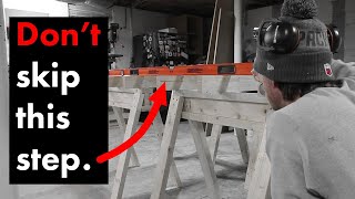 Building A Dead Flat Work Surface. Torsion Box Versus Lted Plywood.