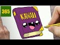 hur man ritar BOK KAWAII STEG FÖR STEG - kawaii ritningar lätt