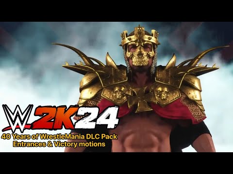 WWE2K24: 40 Years of WrestleMania DLC Pack Entrances & Victory motions