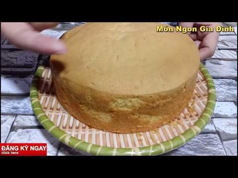 Cách làm kem bánh bông lan