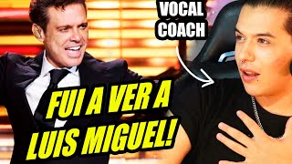 Luis Miguel! Así Fue Su Primer Show En Argentina | Reaccion Vocal Coach | Ema Arias