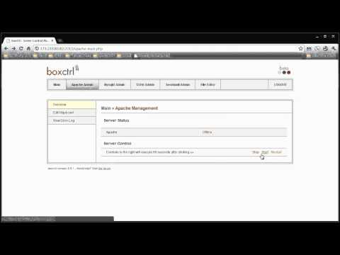 Gambar web hosting control panel lighttpd