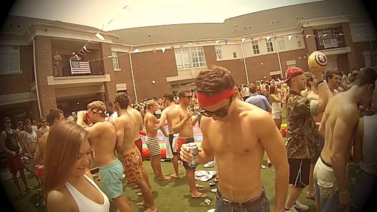 College party shower
