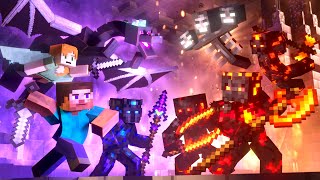 Nether Vs The End - Alex And Steve Life (Minecraft Animation)