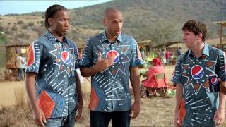 PEPSI FOOTBALL AFRICA 2010 COMMERCIAL FEATURING MESSI KAKA DROGBA LAMPARD HENRY 
