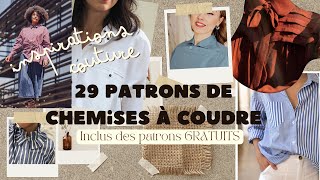 Inspiration Couture Des Chemises À Coudre Pour Lautomnehiver Des Patrons Gratuits Inclus