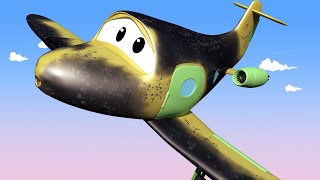 Tom'un Araba Yıkamacısı - Uçak Penny  -  Araba şehri 💧 Çocuklar için çizgi filml