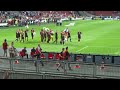 Johan Cruijff Schaal 2013 AZ - AJAX 2 - 3 : Spelers bedanken publiek