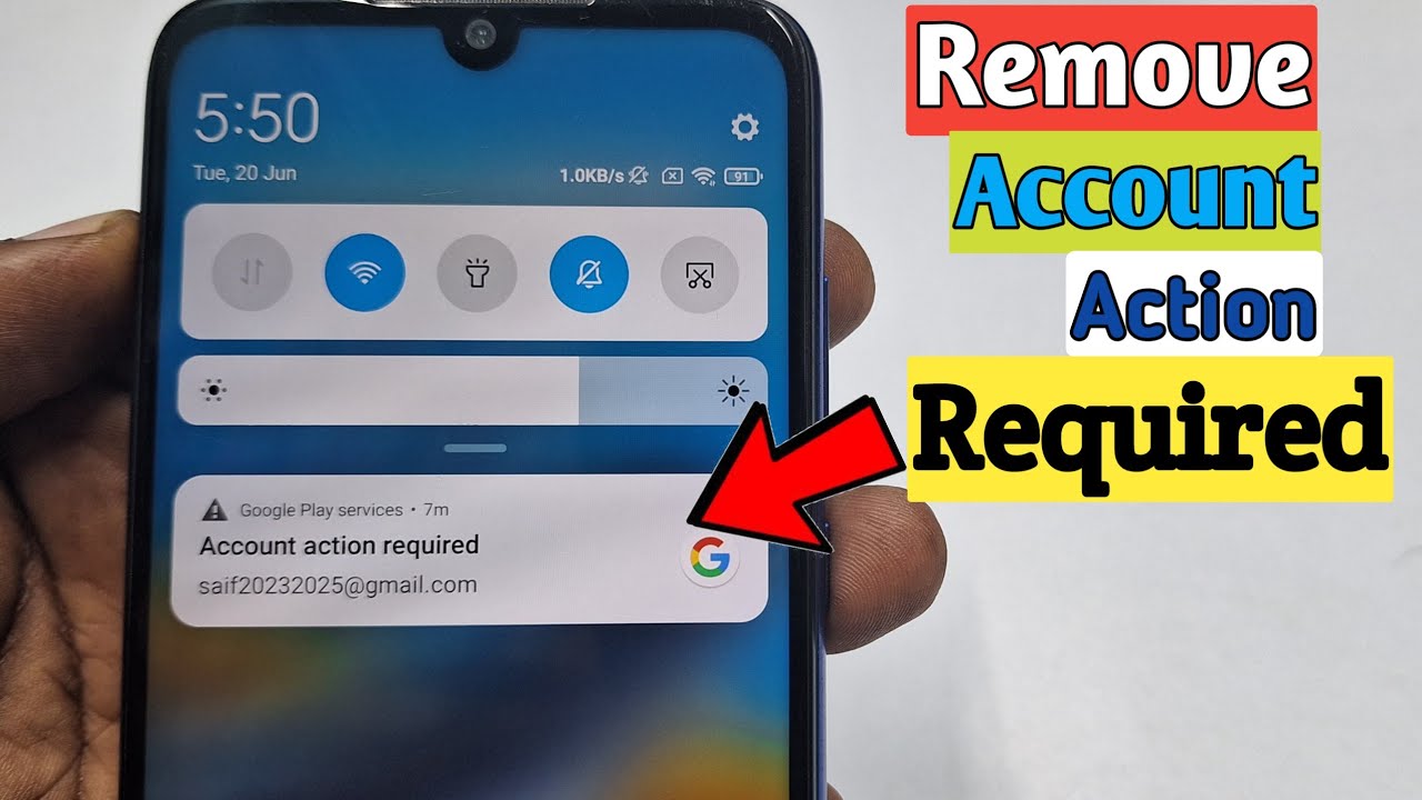 How to Remove Account Action Required Notification How to Remove Account Action Required Notification
