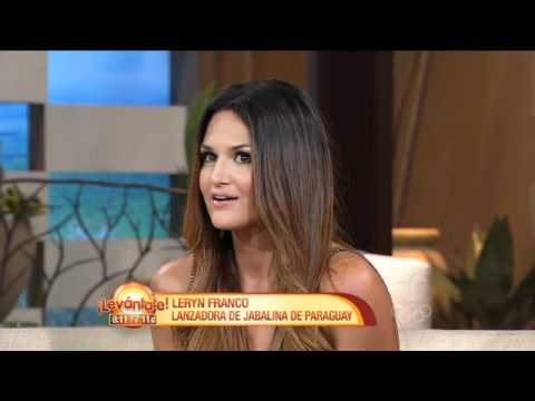 Leryn Franco en el Programa Levantate - Telemundo