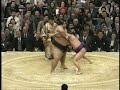 Konishiki vs. Mainoumi : Haru 1994