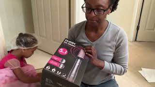 First Time Blow Out On Daughters Fine Low Porosity Hair