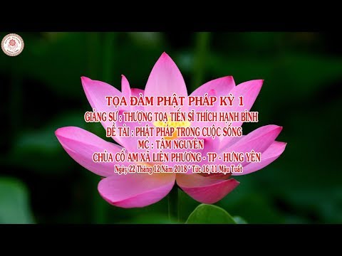 Tọa đàm Phật pháp lần 1, chủ đề 'Phật pháp trong cuộc sống'