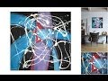 Galerija slika MAG - Zvjezdane staze - apstraktna slika na platnu 75x70 cm - originalna slika