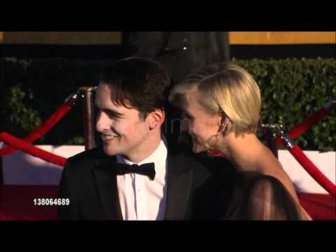 Ashlee Simpson and Vincent Piazza at Sag Awards 2012 on the red carpet