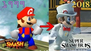 Evolution of the ORIGINAL 12 Smash Bros Characters (Smash 64 - Smash Ultimate) Evolution of the ORIGINAL 12 Smash Bros Characters (Smash 64 - Smash Ultimate)
