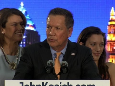 Gov. Kasich Scores 1st Win With Ohio GOP Primary