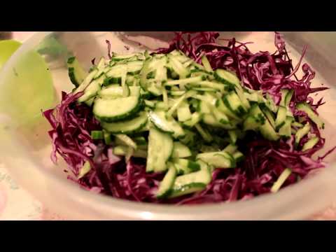 САЛАТ ВИТАМИННЫЙ БЕЗ МАЙОНЕЗА !!! / КРАСНОКОЧАННАЯ КАПУСТА