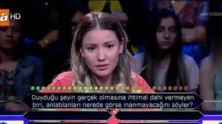 Survivor Evrim Keklik Kim Milyoner Olmak İster?