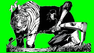 4K Jjk Modulo Okkotsu Animated Manga Green Screen
