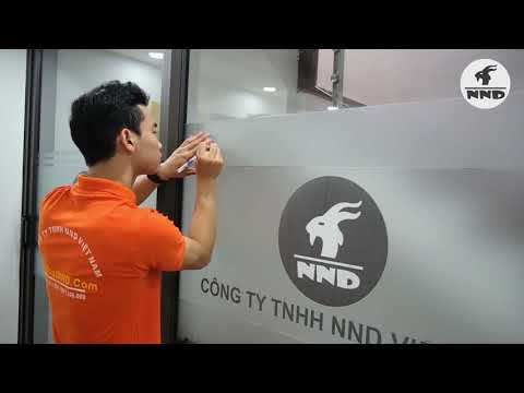 Reivew công trình thi công Decal văn phòng
