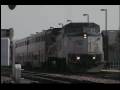 P32-8BWH #505 highballs Merced on Amtrak #713 with engineer Ray and an AWESOME K5L!