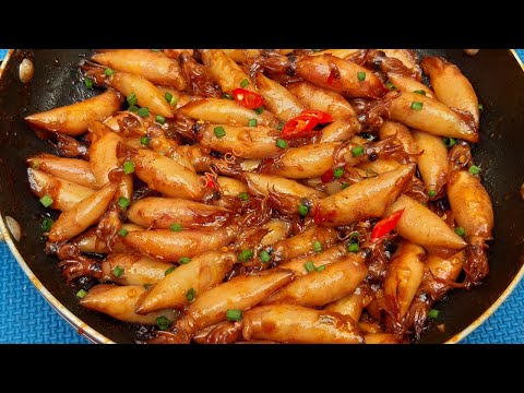 Cách làm Mực Sữa Chiên Nước Mắm thơm ngon đậm đà