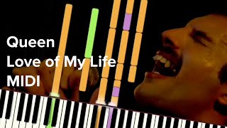 Queen — Love Of My Life Midi Download