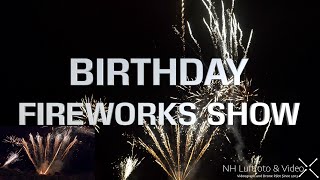 Birthday fireworks show January 2023