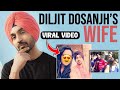 Diljit Dosanjh Wife | Viral Video | Amar Singh Chamkila | Diljit dosanjh family | Dil luminati tour