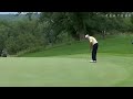 Steve Stricker converts his 25-foot putt for birdie at John Deere