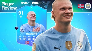 91 Epl Potm Erling Haaland Player Review L Fc26 Ultimate Team