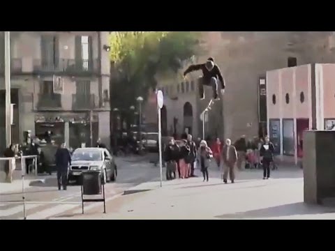 INSTABLAST! - INTENSE Barcelona Skateboarding! 9yr Old Ripper!! Das Pinch SLAM!!