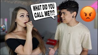 Calling My Boyfriend My Exs Name Prank Bad Idea