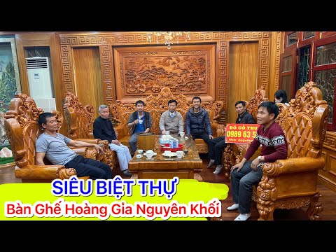 Mẫu Bàn Ghế Hoàng Gia Gỗ Đẹp Nhất 2021 tại Đồ Gỗ Thu Tú