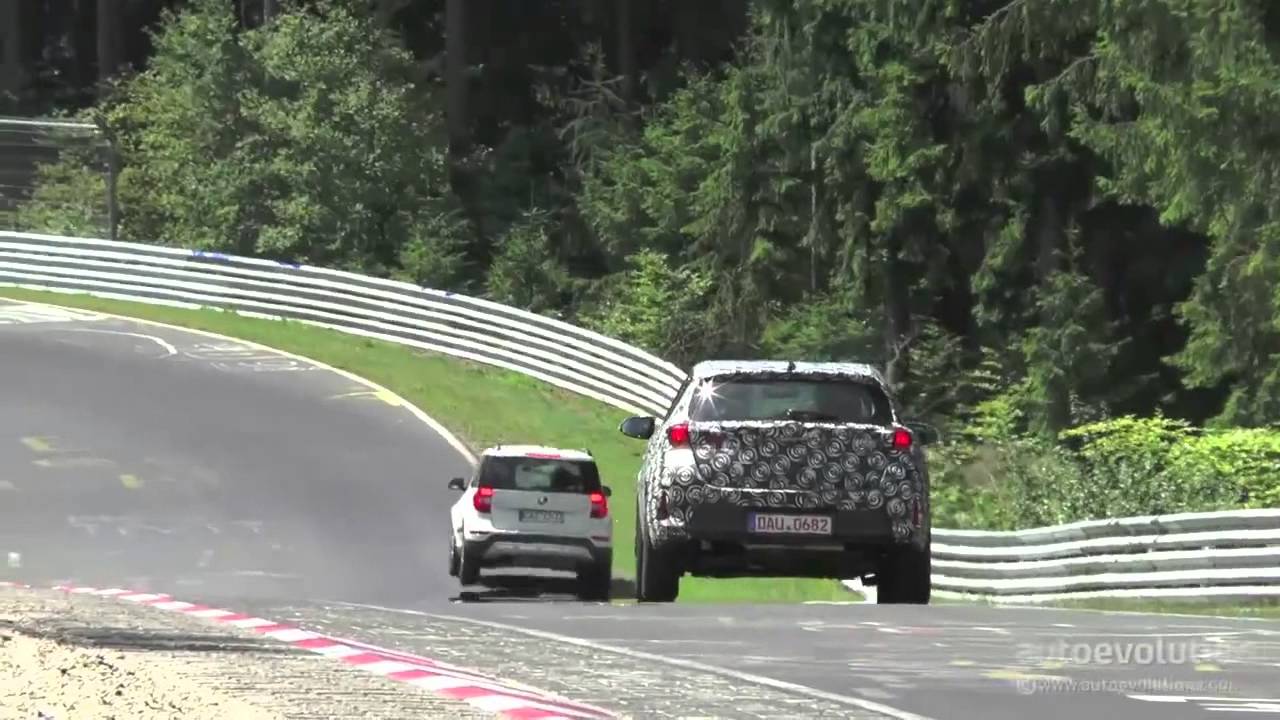 2015 Toyota Auris Cross spied on the Nurburgring - YouTube