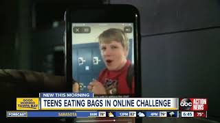 Doctors warning kids and parents about dangers of viral 'Shell On' food challenge