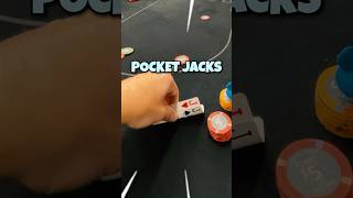 $6000 ALL-IN with POCKET JACKS?! 🤑 #shorts #poker