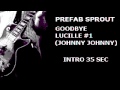 Prefab Sprout - Goodbye Lucille #1 (Johnny Johnny) - Karaoke - Instrumental Cover