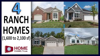 4 Spacious Ranch House Tours in under 5 Minutes - (Part 1) - 1,600 to 2,100 square feet